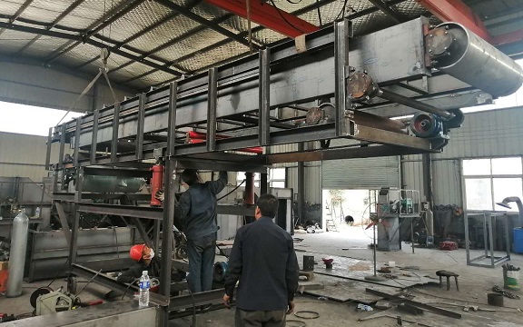 移動(dòng)伸縮升降式皮帶輸送機(jī)
